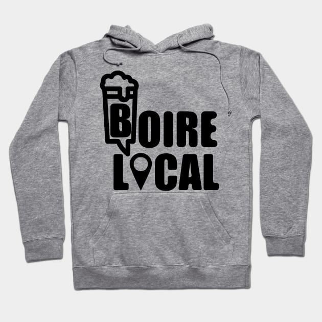 boire local Hoodie by manuvila